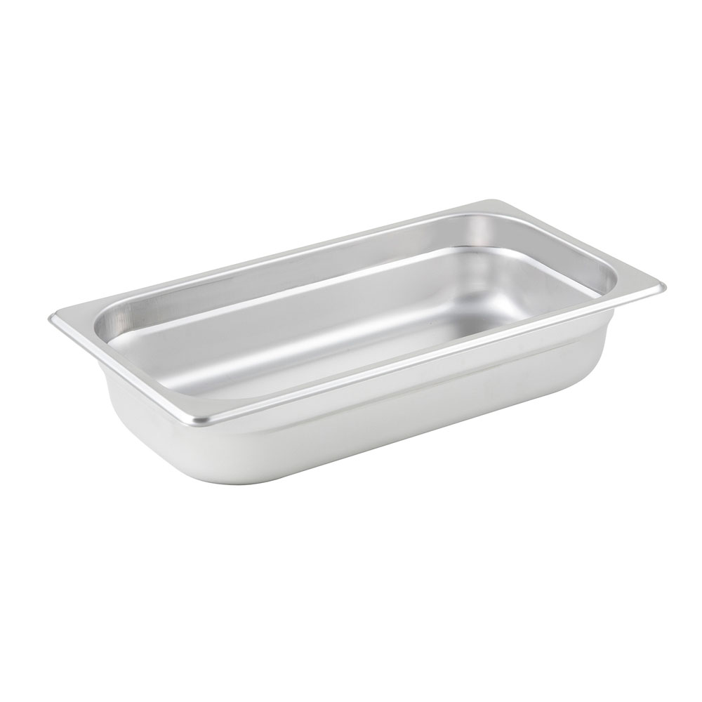 Steam Table Pan, 1/3 size, 6-7/8" x 12-3/4" x 2-1/2" deep (SPJP-302)