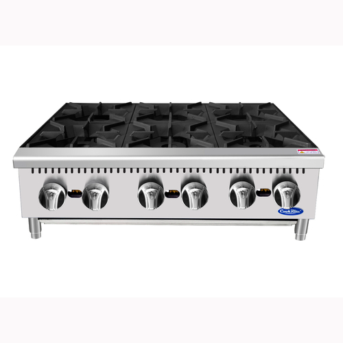 Atosa USA, Inc., Hotplate, Countertop, Gas, ACHP-6
