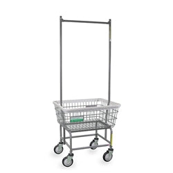 96B58 Cart with double pole rack