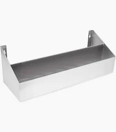Underbar Speed Rail, Double, 30"W, Keyhole Mount,18/300 Series Stainless Steel (Weights Are Subject To Additional Packag ,