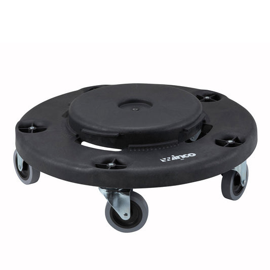 Trash Receptacle Dolly, 18" dia. x 6"H, Round ( STOCK ITEM) (DLR-2)