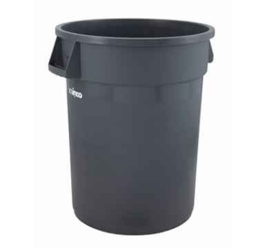 Trash Can, 32 gallon, Gray (PTC-32G)