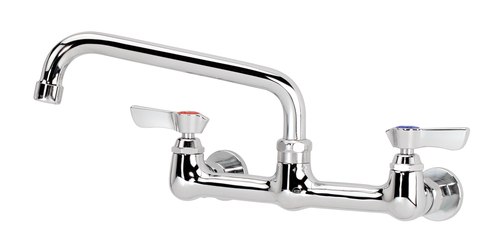 FAUCET KIT,  12-808L WALL/SPLASH MT FAUCET 8" SWING SPOUT 8" CENTER,  Each