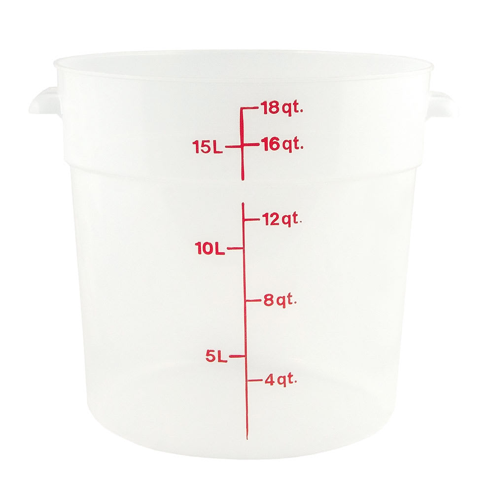 Storage Container, round, 18 qt. (RFS18PP190)