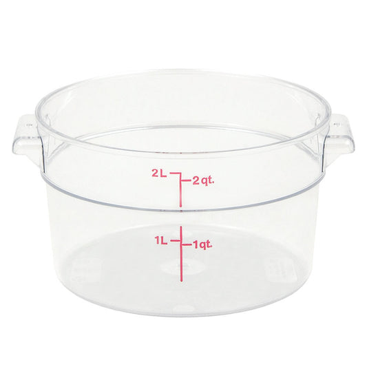Round Storage Container, 2 qt. (RFSCW2135)