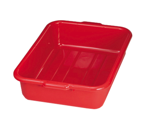 1529R RED BUS TUB, 5" DEEP ,  Each