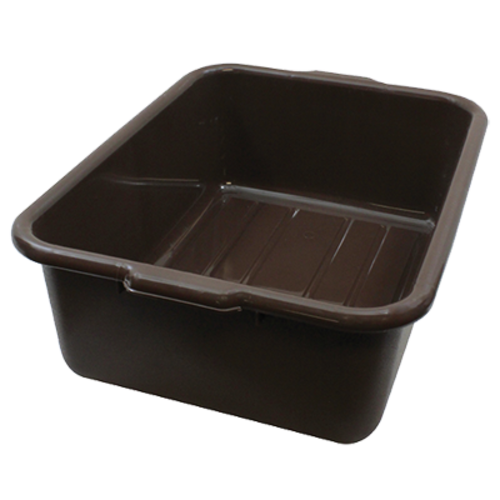 FOOD STORAGE BOX,  1537BR BUS TUB,BROWN,7" DEEP ,  Each