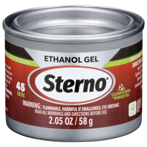 20106 STERNO GEL 45 MIN BURN TIME ETHANOL,  Each