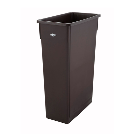 Slender Trash Can, 23 gallon, Brown (PTC-23B)