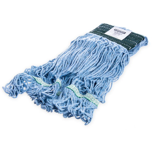 MOP,  369448B14 BLUE WET MOP MED 5" WIDE BAND LOOPED END,  Each