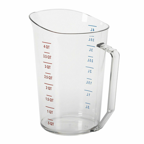 MEASURING CUP,  400MCCW MEASURING CUP 4 QT POLYCARBONATE,  Each