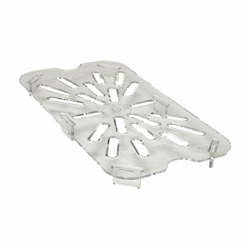 SHELF,  40CWD 1/4 DRAIN SHELF-CLEAR,  Each