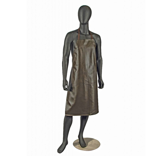 APRON,  604VBA-BR NAUGA VINYL BIB BROWN,  Each