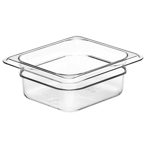 PAN,  62CW CMWR 1/6 SZ 2" PAN CLR,  Each