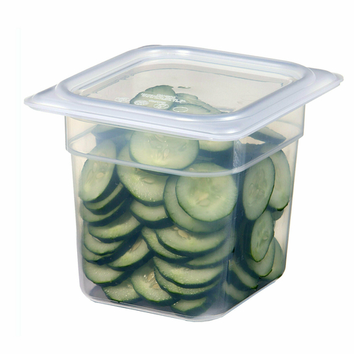 PAN,  66PP 1/6 SZ 6" TRANS FOOD PAN,  Each