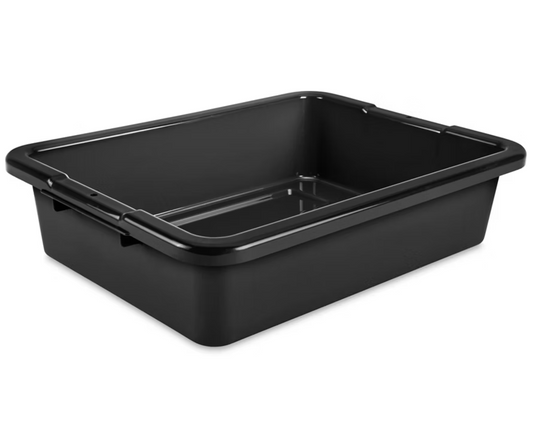 FOOD STORAGE BOX,  #72216B TUFF GUY TOTE 7" BLACK,  Each