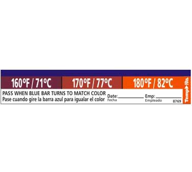 8769 TEST STRIPS 3 IN 1 ADHESI 160-170-180 DEGREES (27 PER PKPK,  Pack
