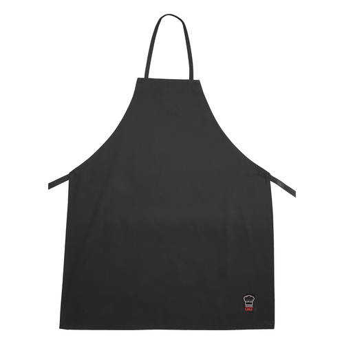 APRON,  BA-3226BK BIB APRON BLK NO PKT EA,  Each