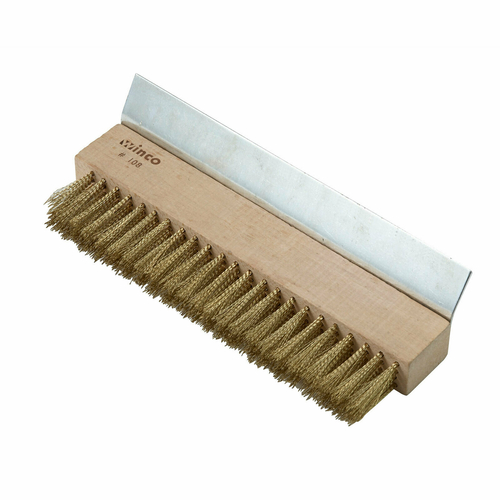 OVEN BRUSH,  BR-10 PIZZA OVEN BRUSH HEAD ONLY W/METAL SCRAPER,  Each