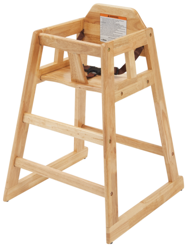 CHAIR,  CHH-101A HIGH CHAIR NATURAL ,  Each