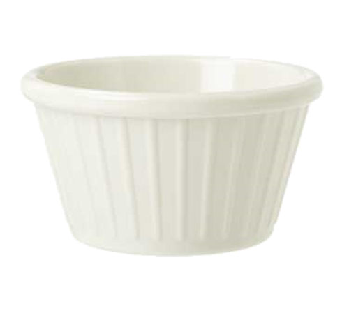 RAMEKIN,  F-625-IV FLUTED 2 OZ RAM IVORY ,  Dozen