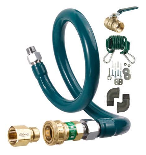FAUCET KIT,  M7548K GAS CONN HOSE KIT 3/4" 48" LONG,  Each