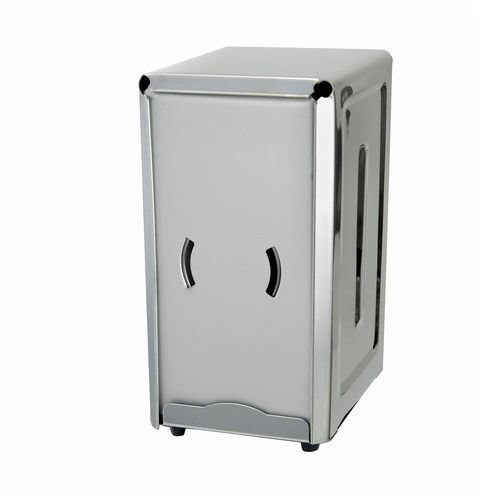 NAPKIN DISPENSER,  NH-7 S/S NAPKIN DISPENSER FULL SIZE W/RUBBER FEET,  Each