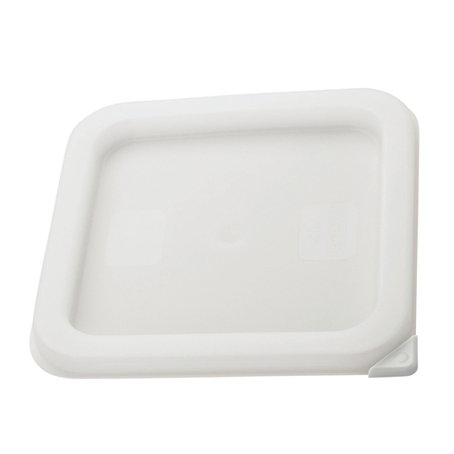 COVER,  PECC-S COVER 2/4 QT SQ POLYETHYLENE WHITE,  Each