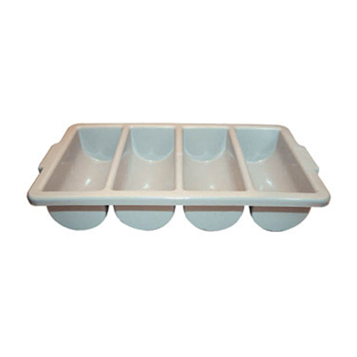 CUTLERY BIN,  PL-4B CUTLERY BIN 4 COMP GRAY ,  Each