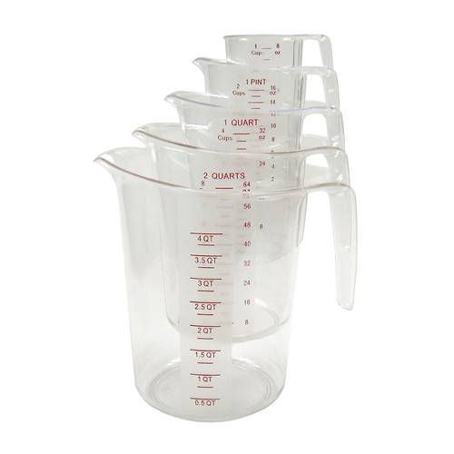 MEASURING CUP,  PMCP-5SET MEASURING CUP 5 PC SET POLY,  Set
