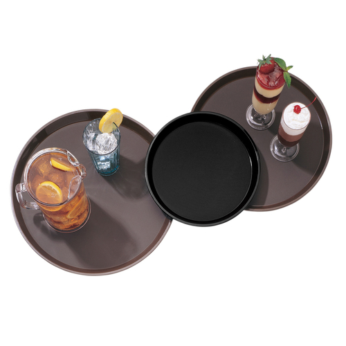 TRAY,  PT1400 14" BROWN SERVING TRAY,  Each