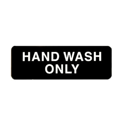 SIGN,  SGN-303 HAND WASH ONLY,  Each