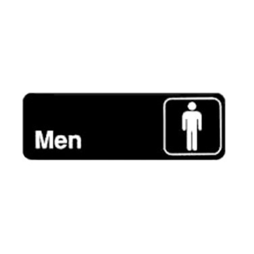 SIGN,  SGN-311 MEN INFORMATION SIGN BLACK,  Each