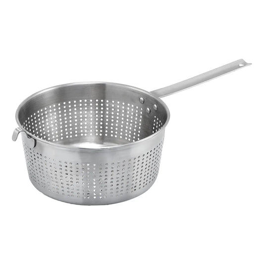 STRAINER,  SSS-3 SPAGHETTI STRAINER S/S 8.5" X 4" ROUND HELPER HOOK,  Each