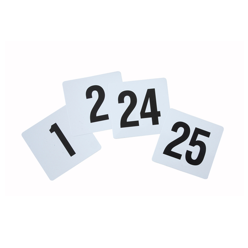 TABLE NUMBER SET ,  TBN-25 TABLE NUMBER SET 1-25,  Set
