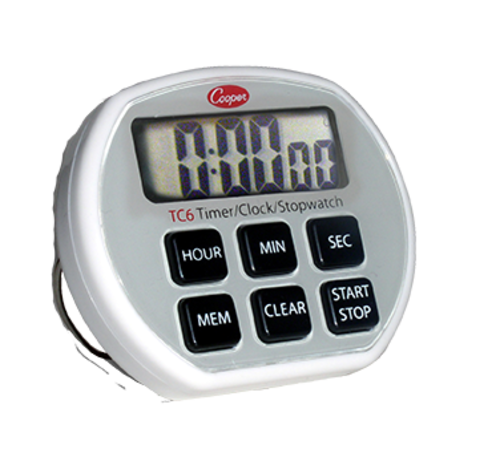 Thermometer,  TC6-0-8 DIGITAL TIMER/CLOCK 24 HOUR,  Each