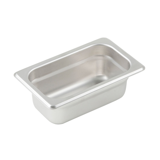 Steam Table Pan, 1/9 size, 6-3/4" x 4-1/4" x 2-1/2" deep (SPJP-902)