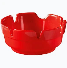TRAY,  AT-4 RED PLASTIC ASH TRAY ,  Each
