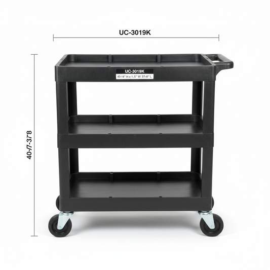 Winco, Utility Cart Black, 2653-3522
