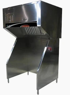 Universal Ventless Hood, 48" Cooking Zone, Horizontal Air Discharge, 4-Stage Filtration: Grease Filter, Pre-Filter, Hepa ,